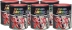 Peinture antirouille RAL 3020 rouge - lot de 6 pots de 750ml