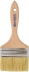 Pinceau queue de morue acrylique à manche bois 90mm - lot de 35 pcs