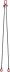 Elingue chaîne 2 brins ajustable 1,6T 2m grade 80
