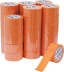 Ruban adhésif PVC orange 0,13x50mm 33m - lot de 36 pcs