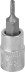 Douille tournevis 1/4" avec embout 37mm Torx® alésé TT8