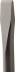 Burin plat SDS+ Larg 20mm long 250mm- Clip attache de 1 pièce
