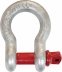 Manille lyre avec axe vissé à œil 13mm 1,5T grade 80 - carte