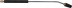 Lance 700mm avec buse rotative calibre 0,40 pour nettoyeurs HP