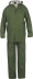 Vêtement de pluie PVC doublé avec capuche vert XL - lot de 20 pcs