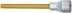 Douille tournevis extra-longue 1/2" embout 140mm hexagonal 8mm