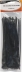 Collier nylon 2,5x200mm noir - lot de 100 pcs
