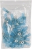 Cosse à oeil isolée thermorétractable bleue M4 - lot de 50 pcs