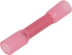 Cosse jonction bout à bout isolée thermorétractable rouge - lot de 10 pcs