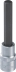 Douille tournevis 1/2" avec embout 100mm hexagonal 10mm