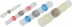 Cosse jonction bout à bout isolée thermorétractable - coffret de 100 pcs