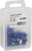 Cosse plate mâle isolée bleue 6,3X0,8 - lot de 100 pcs