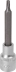 Douille tournevis 1/2" avec embout 100mm Torx® T25