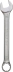 Clé mixte de 32mm tête polie - carte