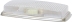 Plafonnier rectangle 12V avec interrupteur 231x109x40mm