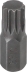 Embout hexagonal 10x30mm avec empreinte XZN 10mm
