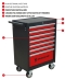 Servante d'atelier 7 tiroirs rouge/noir 680x460x1005mm