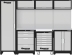 Mobilier d'atelier 4 éléments servante inox 430
