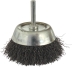 Brosse coupe sur tige 6mm fil acier ondulé 75mm - lot de 15 pcs
