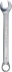 Clé mixte de 15mm tête polie - carte