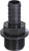 Raccord cannelé PVC mâle 1" pour tuyau de 19mm