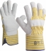 Gants docker fleur de bovin avec manchette renforcée T10 - lot de 12 pcs