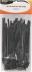 Collier nylon 7,2x200mm noir - lot de 100 pcs