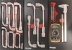 Servante d'atelier 7 tiroirs composée de 235 outils - modules finition carbone