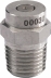 Buse HP jet plat calibre 0,25 filetage 1/4" mâle pour lance simple avec tête réglable