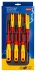 Tournevis électricien isolé 1000V fente et plusminus - boîte de 6 pcs