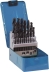 Coffret métal de 25 forets métaux HSS laminés de 1 à 13mm Coffret métal de 25 forets métaux HSS laminés de 1 à 13mm