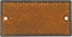 Catadioptre rectangle 106x50mm orange à fixer