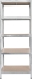 Etagère métallique à visser 5 tablettes 1800x750x300mm max 175kg