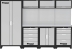 Mobilier d'atelier 4 éléments inox