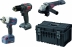Pack 20V perceuse 50Nm-meuleuse 125mm-clé à chocs brushless 1/2" 20V 750Nm-2 batteries 2,5Ah et 5Ah Li-ion
