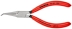 Pince de préhension ou d'ajustage - Becs plats coudés 40° - 135mm - Gainage PVC