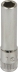 Douille longue 1/4" 7mm - carte
