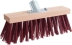 Balai de cantonnier poils PVC 320x75mm avec manche bois
