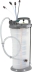 Vidangeur manuel/pneumatique par aspiration 9,5L