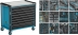 Servante d'atelier assistent® avec assortiment - 619 pièces