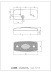 Feu de position blanc rectangle