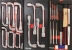 Servante d'atelier 7 tiroirs composée de 191 outils - modules finition carbone