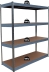 Etagère métallique à emboîter 4 tablettes bois 1500x600x1800mm max 2T