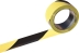 Ruban de délimitation de zone jaune/noir 50mmx100m - lot de 10 pcs