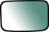 Coupelle de retroviseur grand angle 246x161mm fixation 10/20mm