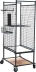 Chariot mobile pour pièces mécaniques ou carrosserie avec grilles latérales 600x900x1950mm