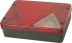 Feu arrière rectangle gauche 12V 6 fonctions 188x135mm