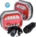 Kit de signalisation arrière LED 12V magnétique WIFI - lot de 10 pcs