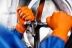 Gants jetables nitrile 240mm 0,26mm orange ONE BY ONE T10 - lot de 10 boîtes de 100 pcs