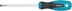 Tournevis plat 4x100mm à manche antidérapant en 3 composants